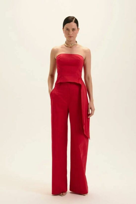 Imagem de Calça Natali Vermelho Bolero Le Blog